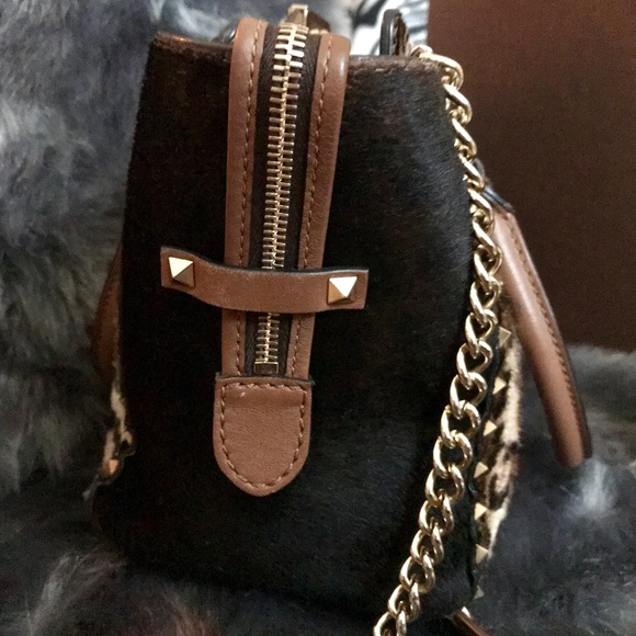 Sale⏰Gorgeous Valentino Rockstud leopard- Rare 3in1 wear - Picture 9 of 16